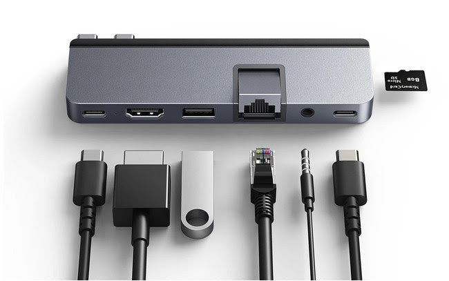 HYPER、MacBook Proに最適化した「HyperDrive 7in2 USB-Cハブ DUO PRO