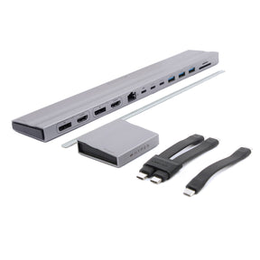 HyperDrive Triple 4K Display Dock 15ポート＋Magnetic Module for MacBook Pro M1/M2/M3 2016-2023